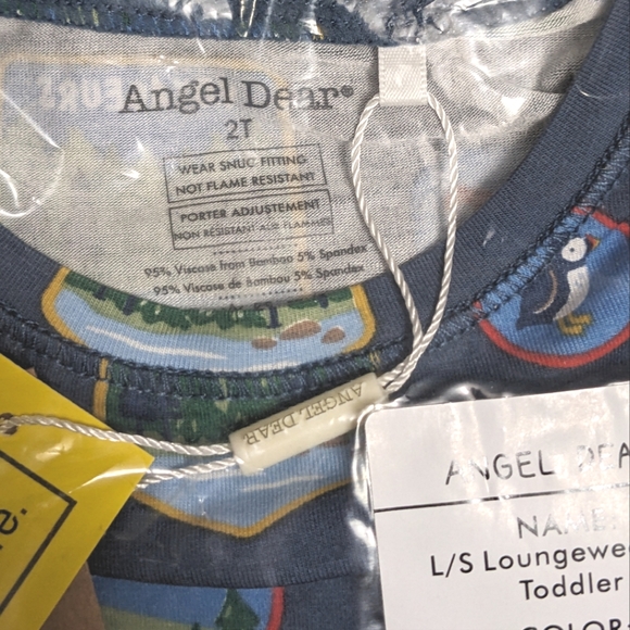 ANGEL DEAR - Bamboo L/S New England National Parks Patches, Various Sizes - Picture 5 of 5